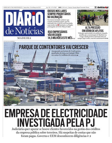 Edição do dia 12 Março 2021 da pubicação Diário de Notícias