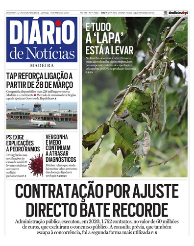 Edição do dia 14 Março 2021 da pubicação Diário de Notícias