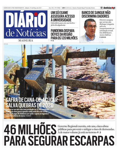 Edição do dia 27 Março 2021 da pubicação Diário de Notícias