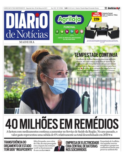 Edição do dia 29 Março 2021 da pubicação Diário de Notícias