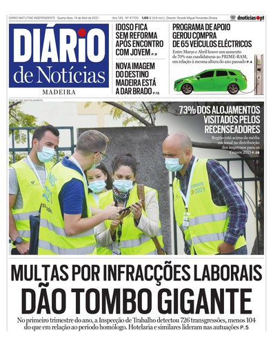 Edição do dia 14 Abril 2021 da pubicação Diário de Notícias