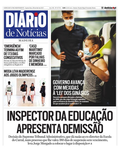 Edição do dia 28 Abril 2021 da pubicação Diário de Notícias