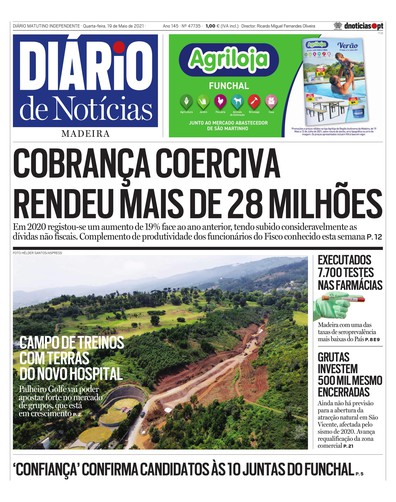 Edição do dia 19 Maio 2021 da pubicação Diário de Notícias