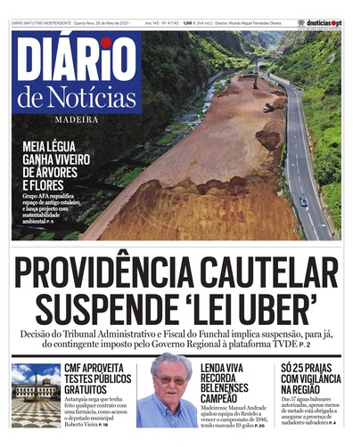 Edição do dia 26 Maio 2021 da pubicação Diário de Notícias