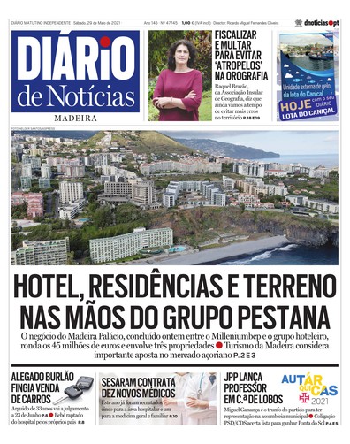 Edição do dia 29 Maio 2021 da pubicação Diário de Notícias