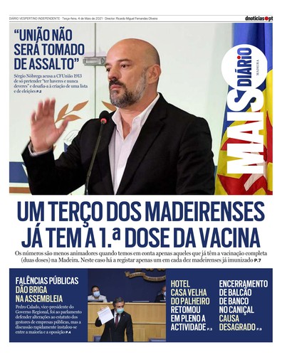 Edição do dia 4 Maio 2021 da pubicação MAIS Diário
