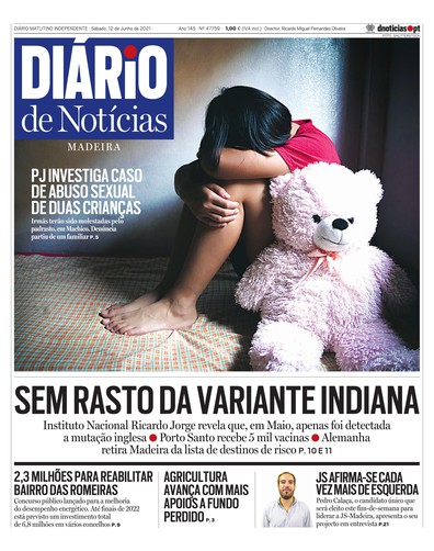 Edição do dia 12 Junho 2021 da pubicação Diário de Notícias
