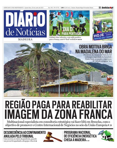 Edição do dia 23 Junho 2021 da pubicação Diário de Notícias