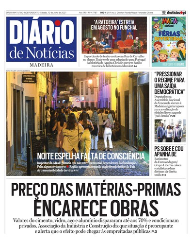 Edição do dia 10 Julho 2021 da pubicação Diário de Notícias