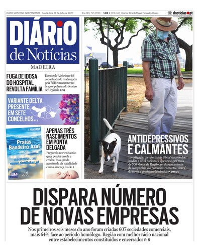 Edição do dia 14 Julho 2021 da pubicação Diário de Notícias