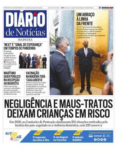 Edição do dia 20 Julho 2021 da pubicação Diário de Notícias