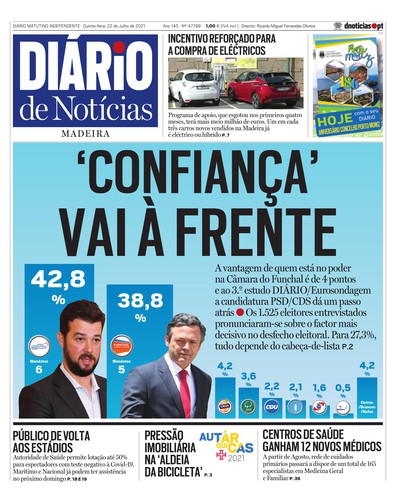 Edição do dia 22 Julho 2021 da pubicação Diário de Notícias