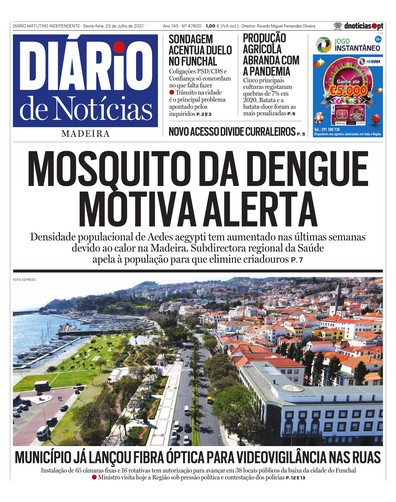 Edição do dia 23 Julho 2021 da pubicação Diário de Notícias