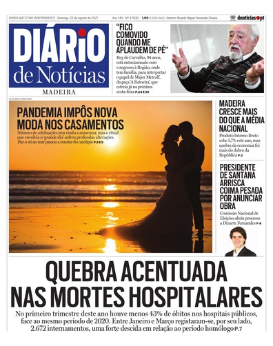 Edição do dia 22 Agosto 2021 da pubicação Diário de Notícias