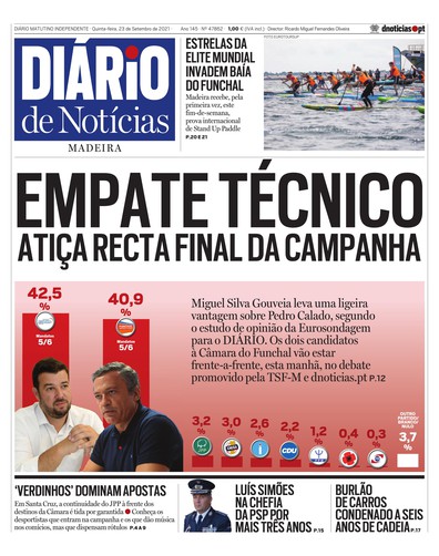 Edição do dia 23 Setembro 2021 da pubicação Diário de Notícias