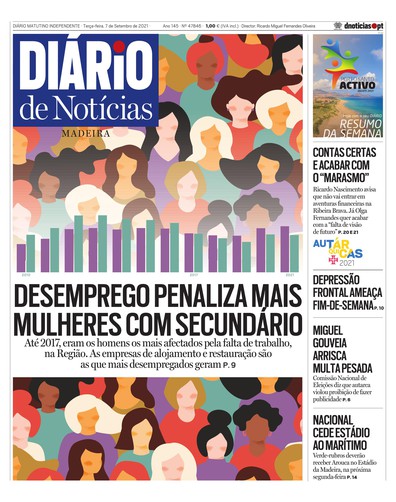 Edição do dia 7 Setembro 2021 da pubicação Diário de Notícias