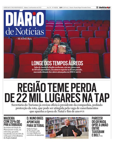 Edição do dia 5 Novembro 2022 da pubicação Diário de Notícias