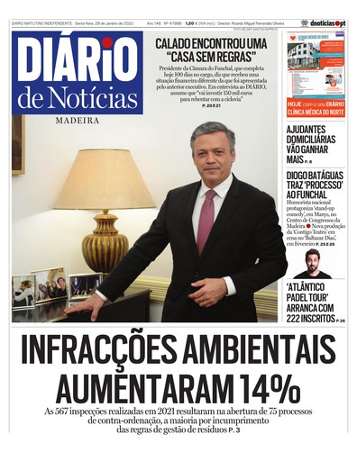 Edição do dia 28 Janeiro 2022 da pubicação Diário de Notícias