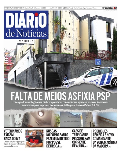 Edição do dia 11 Fevereiro 2022 da pubicação Diário de Notícias