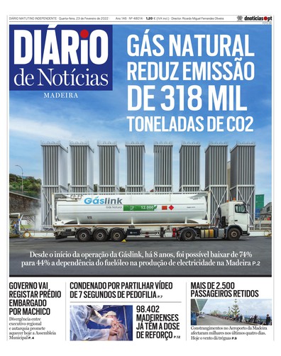 Edição do dia 23 Fevereiro 2022 da pubicação Diário de Notícias