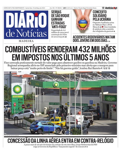 Edição do dia 10 Março 2022 da pubicação Diário de Notícias