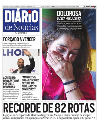 Edição do dia 13 Março 2022 da pubicação Diário de Notícias