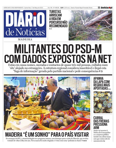 Edição do dia 17 Março 2022 da pubicação Diário de Notícias