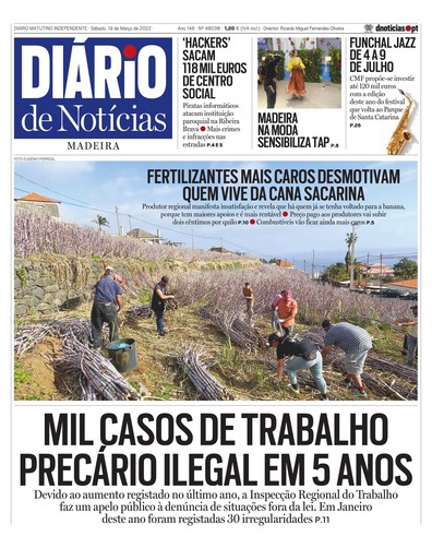 Edição do dia 19 Março 2022 da pubicação Diário de Notícias