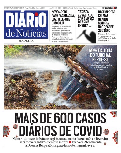 Edição do dia 22 Março 2022 da pubicação Diário de Notícias