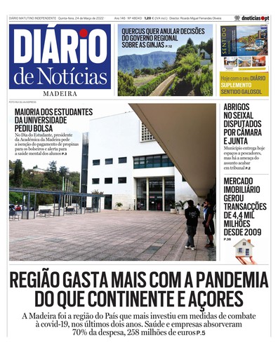 Edição do dia 24 Março 2022 da pubicação Diário de Notícias