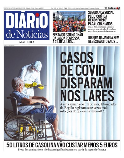 Edição do dia 26 Março 2022 da pubicação Diário de Notícias