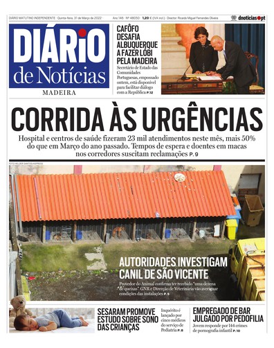 Edição do dia 31 Março 2022 da pubicação Diário de Notícias