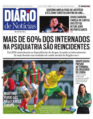 Edição do dia 10 Abril 2022 da pubicação Diário de Notícias