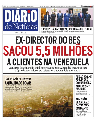 Edição do dia 12 Abril 2022 da pubicação Diário de Notícias