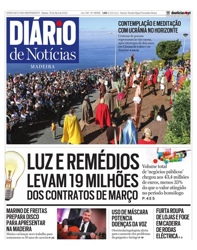 Edição do dia 16 Abril 2022 da pubicação Diário de Notícias