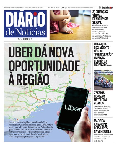 Edição do dia 21 Abril 2022 da pubicação Diário de Notícias