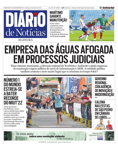 Edição do dia 24 Abril 2022 da pubicação Diário de Notícias