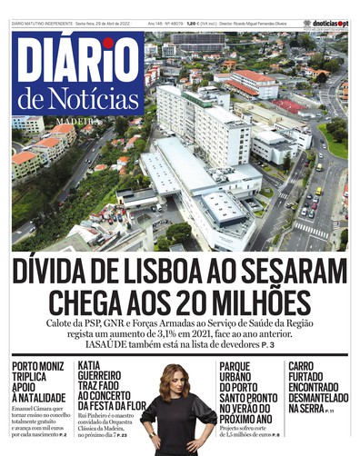 Edição do dia 29 Abril 2022 da pubicação Diário de Notícias