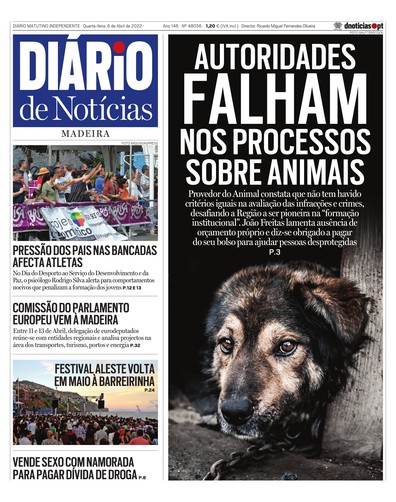 Edição do dia 6 Abril 2022 da pubicação Diário de Notícias