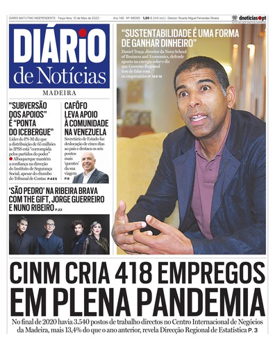 Edição do dia 10 Maio 2022 da pubicação Diário de Notícias