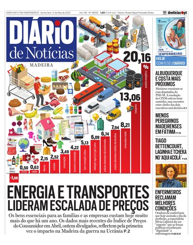 Edição do dia 12 Maio 2022 da pubicação Diário de Notícias