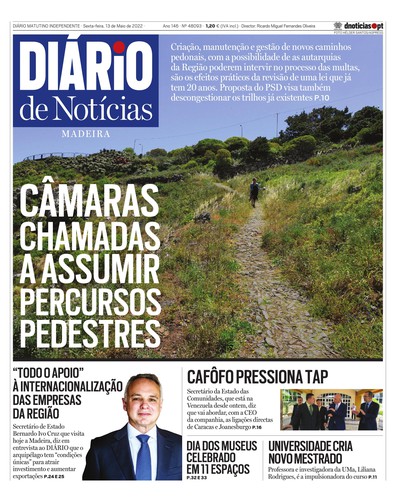 Edição do dia 13 Maio 2022 da pubicação Diário de Notícias