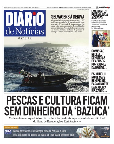 Edição do dia 14 Maio 2022 da pubicação Diário de Notícias