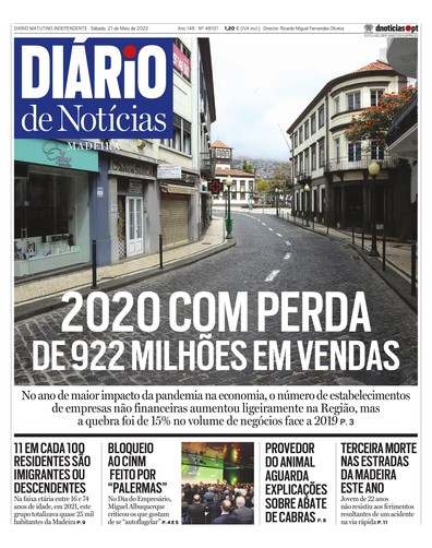 Edição do dia 21 Maio 2022 da pubicação Diário de Notícias