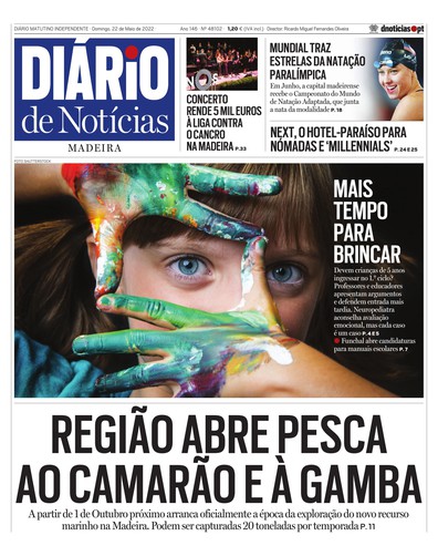 Edição do dia 22 Maio 2022 da pubicação Diário de Notícias