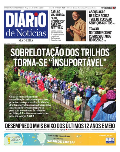 Edição do dia 24 Maio 2022 da pubicação Diário de Notícias