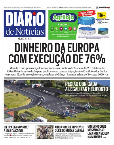 Edição do dia 27 Maio 2022 da pubicação Diário de Notícias