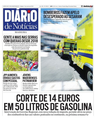 Edição do dia 11 Junho 2022 da pubicação Diário de Notícias