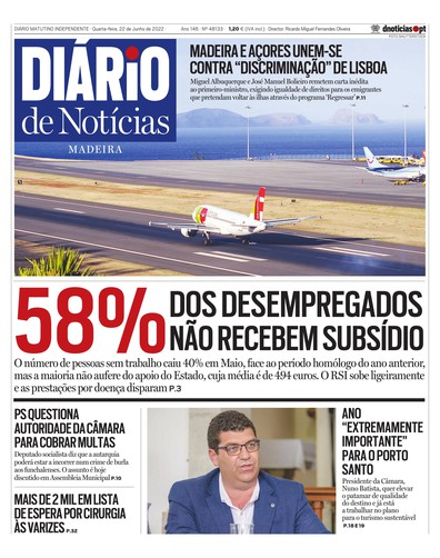 Edição do dia 22 Junho 2022 da pubicação Diário de Notícias