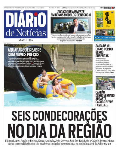 Edição do dia 23 Junho 2022 da pubicação Diário de Notícias